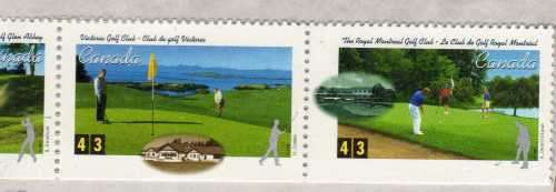 CANADA 1995 "CANADIAN AMATURE GOLF CHAMPIONSHIP" SET OF 5 UMM. SG 1637-41. CAT 4 POUNDS.