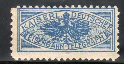 GERMANY TELEGRAPH SEAL SUPERB UNMOUNTED MINT. #E4 (28mm PERF 11,5) SELDOM SEEN. SCARCE!!
