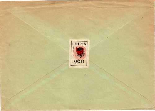 GERMANY 1959 "BEETHOVEN HALL, BONN" 20pf (x2) & 40pf ON AIR MAIL COVER TO SOUTH AFRICA. Mi 317, 319.