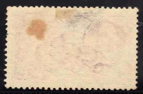 GREAT BRITAIN 1934 RE-ENGRAVED SEAHORSE 5/- FU. SG 451. CAT 85 POUNDS.