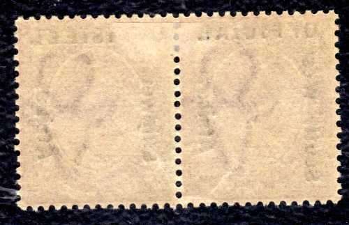 SOUTH WEST AFRICA 1926 2d OFFICIAL PAIR LIGHTLY MOUNTED MINT. SACC 3. CAT R6000.