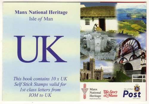 ISLE OF MAN 2004 "THE STORY OF MANN" BOOKLET UMM. SG 1162/66 x 2. CAT 8 POUNDS.