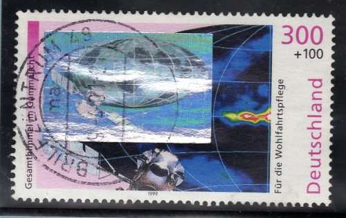 GERMANY 1999 "OUTER SPACE" 300 + 100pf VFU. SG 2930. CAT 5 POUNDS.