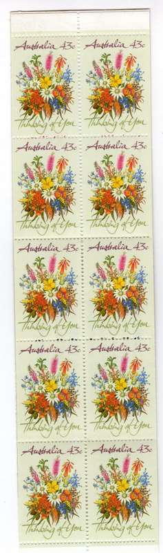 AUSTRALIA 7/2/1990 $4.30 BOOKLET SG SB69. CAT 6,50 POUNDS.