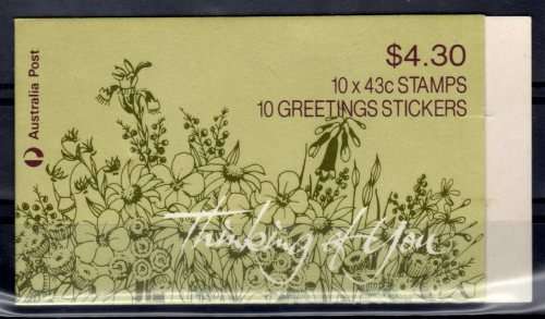 AUSTRALIA 7/2/1990 $4.30 BOOKLET SG SB69. CAT 6,50 POUNDS.