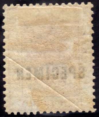 ORANGE FREE STATE 1868-71 1d LIGHT REDDISH-BROWN OVPTD "SPECIMEN" MM. SACC 1s. EXTREMELY RARE.