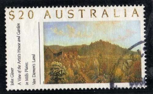 AUSTRALIA 1989 BOTANIC GARDENS $20 VERY FINE USED. SG 1201a. CAT 8 GBP.