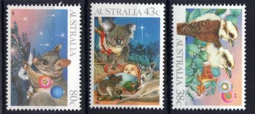 AUSTRALIA WILD LIFE 3 SETS UNMOUNTED MINT.