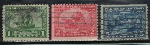UNITED STATES OF AMERICA 1920 SET OF 3 FINE USED. SG 556-558. CAT 21,80 POUNDS.