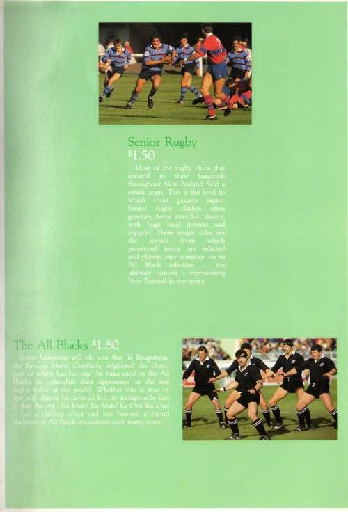 NEW ZEALAND 1991 RUGBY WORLD CUP PRESENTATION PACK WITH SET OF 4 & MINI SHEET.