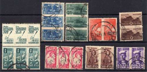 SOUTH AFRICA 1942-44 SMALL WARS SET OF 8 UNITS VFU. SACC 95-102. CAT R395.