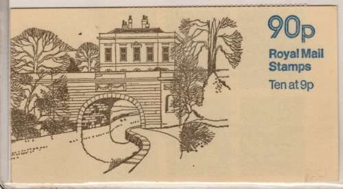 GREAT BRITAIN 1978 "BRITISH CANALS - KENNET & AVON CANAL" 90p BOOKLET UMM. SG FG4. (SELVAGE LEFT)