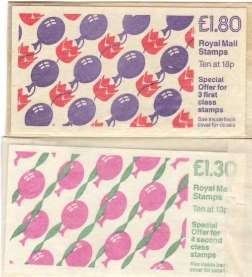 GREAT BRITAIN 1998 CHILDREN PARTIES BOOKLETS 1,30 POUND & 1,80 POUND UMM. SG FL14 & FU8.