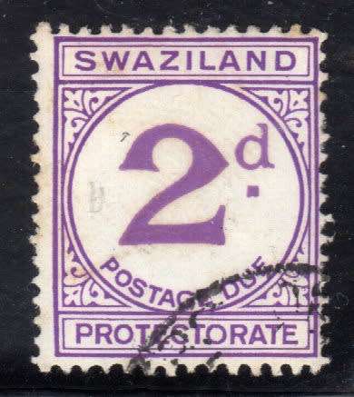 BASUTOLAND 1933 POSTAGE DUE 2d CHALK SURFACED PAPER VERY FINE USED. SACC 2a. CAT R1300.