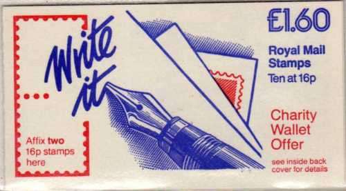 GREAT BRITAIN 1984 "WRITE IT" BOOKLET UMM. SG FS4. CAT 3,50 POUNDS. (2018)