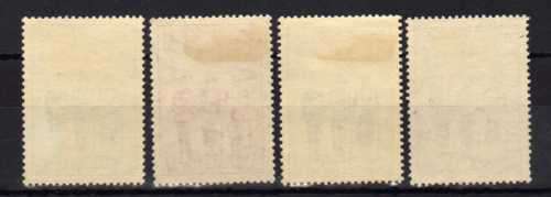 AUSTRALIA 1940 AUSTRALIAN FORCES SET OF 4 MOUNTED MINT. SG 196-199. CAT 50 POUNDS FOR STAMPS.