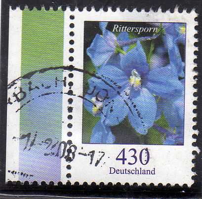 GERMANY 2005 "FLOWERS" DEFIN 430E VFU. SG 3321. CAT 11,50 POUNDS.