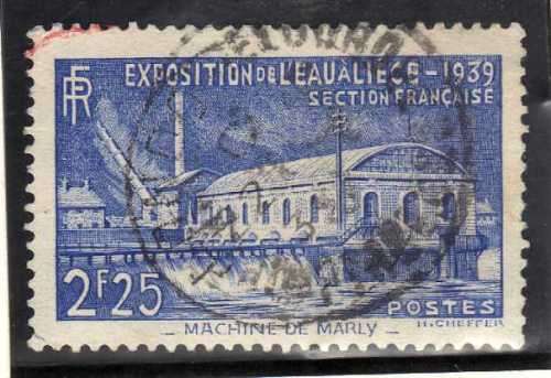 FRANCE 1939 INTER WATER EXHIBITION 2F25 VERY FINE USED. SG 644. CAT 6 POUNDS.
