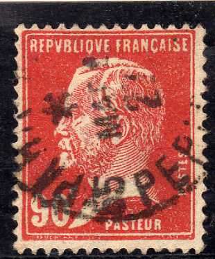 FRANCE 1923 DEFIN 90c RED VERY FINE USED. SG 400a. CAT 4,50 POUNDS.