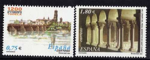 SPAIN 2002 ANNIVERSARIES SET OF 2 UMM. SG 3862-3. CAT 5,25 POUNDS. (2013)