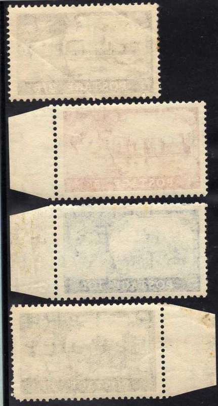 GREAT BRITAIN 1955 DEFIN SET 4 WATERLOW PRT UMM W/MARK ST EDWARD'S CROWN SG 536-9 CAT 250 GBP (2018)