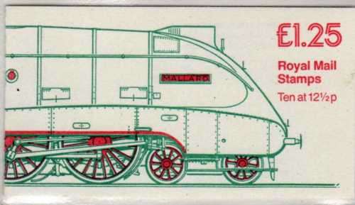 GREAT BRITAIN 1983 RAILWAY ENGINE 1,25 GBP BOOKLET NO 3 UMM. SG FK7. CAT 4 GBP (2018)
