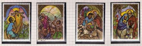 ZAMBIA 1983 CHRISTMAS SET OF 4 VFU. SG 396-399. CAT 3,25 POUNDS. (2014)