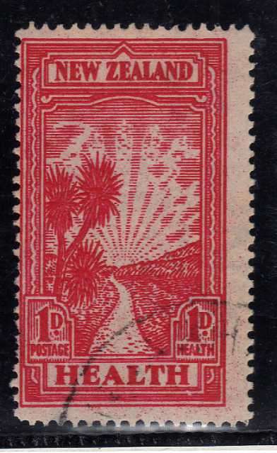 NEW ZEALAND 1933 HEALTH STAMP 1d + 1d VFU. SG 553. CAT 21 POUNDS. (2018)