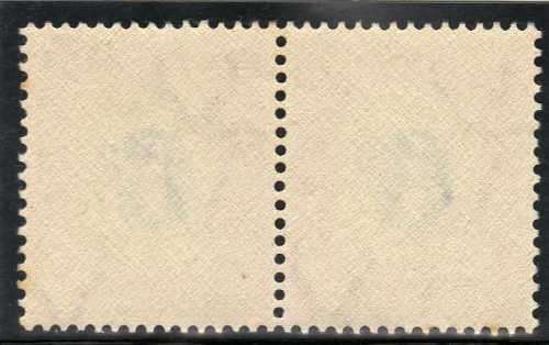 SOUTH AFRICA 1948-9 6d POSTAGE DUE UMM PAIR WITH UHB V1. SACC 37/37var. CAT R2400. (SACC 2019/20)