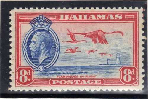 BAHAMAS 1935 DEFIN 8d LMM(*). SG 145. CAT 9 POUNDS. (2018)