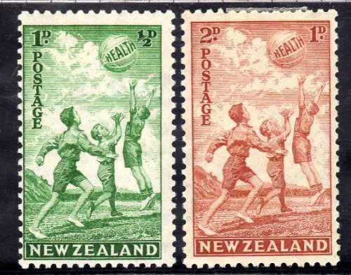 NEW ZEALAND 1940 HEALTH STAMPS SET OF 2 MOUNTED MINT. SG 626-27. CAT £18 (2022)