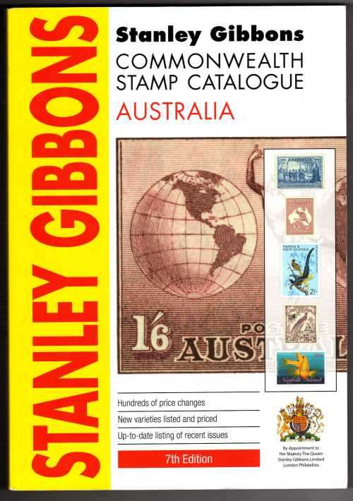 STANLEY GIBBONS CATALOGUE AUSTRALIA 7TH EDITION 2012 AS NEW. (319 PAGES)