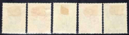 NETHERLANDS 1953 SOCIAL RELIEF FUND SET OF 5 MM. SG 764-8. Mi 607-11. CAT 24 EUROS (2013/14)