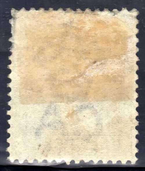 BRITISH VIRGIN ISLANDS 1883-4 1/2d DULL GREEN HEAVILY MOUNTED SMALL PART ORIG GUM. SG 8 CAT 6,50 GBP