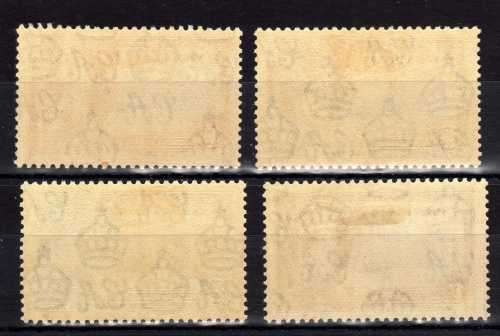 BRITISH VIRGIN ISLANDS 1935 KGV SILVER JUBILEE SET OF 4 LMM. SG 103-6. CAT 25 POUNDS. (2018)