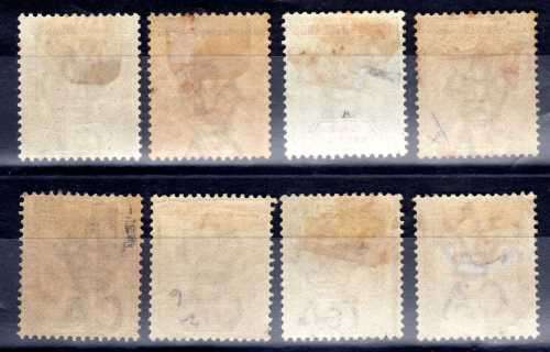 LEEWARD ISLANDS 1890 QV DEFIN SET OF 8 MOUNTED MINT. SG 1-8. CAT 190 POUNDS. (2018)