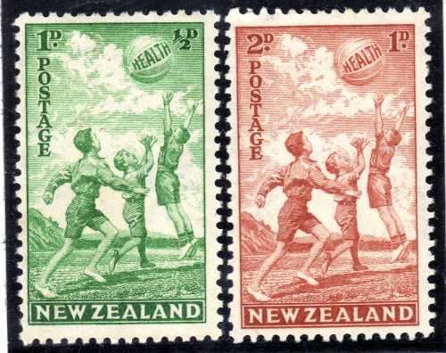 NEW ZEALAND 1940 HEALTH SET OF 2 LMM. SG 626-7. CAT 22 POUNDS. (2018)
