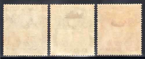 ASCENSION 1924-33 KGV DEFIN ½d-1½d MM. SG 10-12. CAT 22,50 POUNDS. (2018)