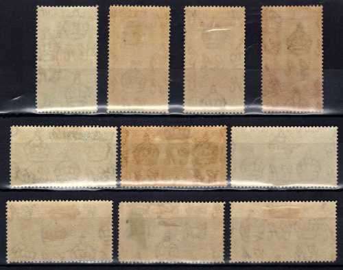 ASCENSION 1934 DEFIN FULL SET OF 10 VERY FINE MM. SG 21-30. CAT 120 POUNDS. (2018)
