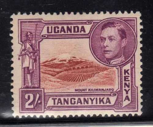 KENYA UGANDA TANGANYIKA 1938 DEFIN 2/- PERF 13¾ x 13¼ LMM. SG 146b. CAT 50 GBP (2018)