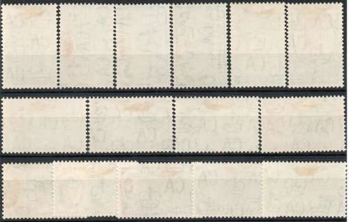 Cayman Islands 1962-64 QEII definitive set of 15 mounted mint. SG 165-179. Cat £90. (2018)