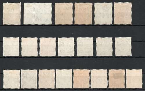 Northern Rhodesia 1938 defin set of 21 very fine lightly mounted mint. SG 25-45. Cat £250. (2018)