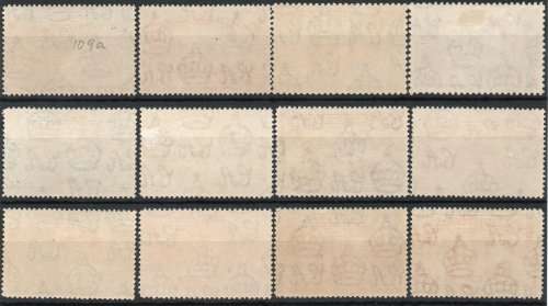 Montserrat 1938-48 KGVI definitive set of 12 very fine umm/lmm. SG 101a-112. Cat £110. (2018)