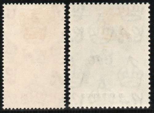 Barbados 1948 KGVI silver wedding set of 2 very fine lmm. SG 265-266. Cat £17. (2018)