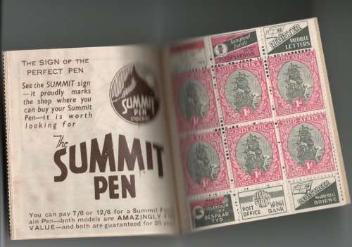 South Africa 1935 2s6d booklet complete unexploded. SG SB9. Cat £350. (2018)
