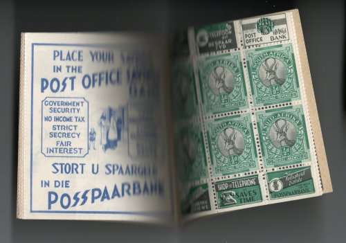 South Africa 1935 2s6d booklet complete unexploded. SG SB9. Cat £350. (2018)