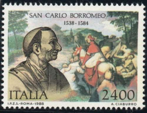 ITALY 1988 `450TH BIRTH ANNIV BORROMEO` SG 1988 UMM. CAT £5,25. (2013)