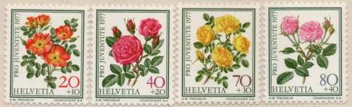 Switzerland 1977 Pro-Juventute set of 4 unmounted mint. SG J258-J261. Cat £5,10. (2013)