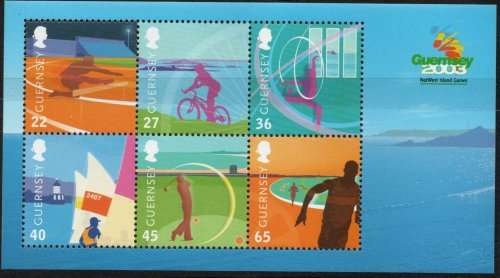 Guernsey 2003 Island Games mini sheet umm. SG MS990. Cat £5,00 (2013)