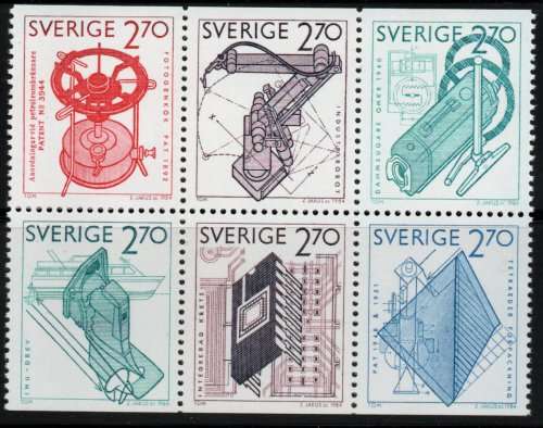 Sweden 1984 "Made in Sweden" set of 6 umm. SG 1193-1198. Cat £4,20 (2013)